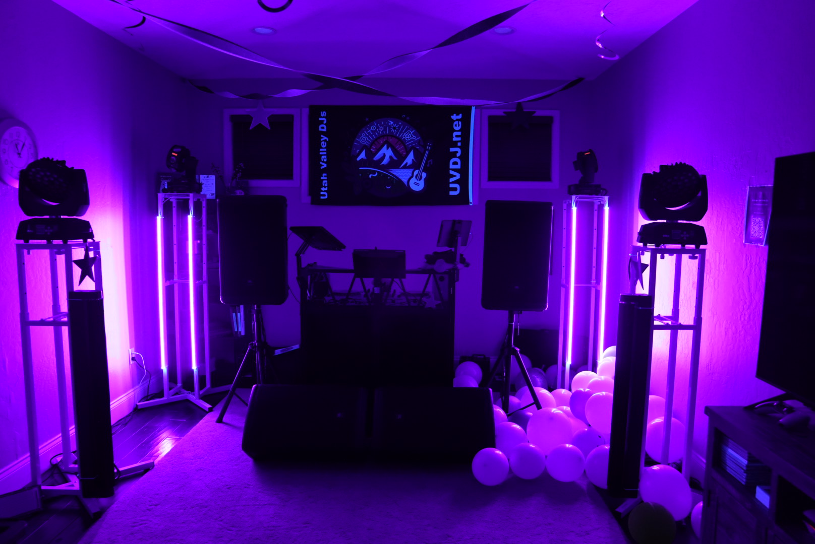 Saratoga Springs party lighting